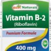 Botella de vitamina B2 400mg Best Naturals