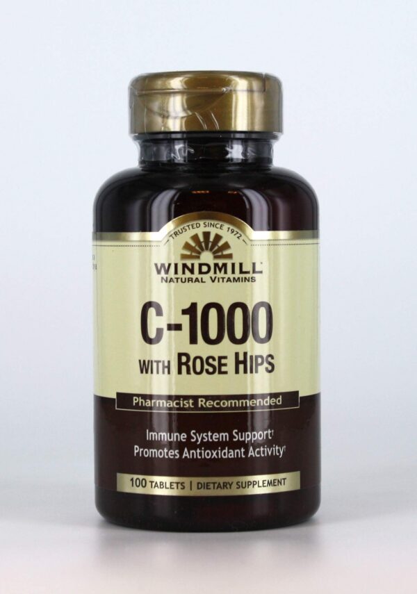 Botella vitamina c 1000 mg windmill tabletas escaramujo
