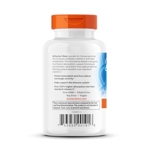 Version 1.0.0 Parte trasera botella vitamina C Doctor's Best