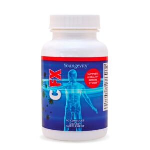 Botella de vitamina C Youngevity C-FX con equinácea 90 cápsulas