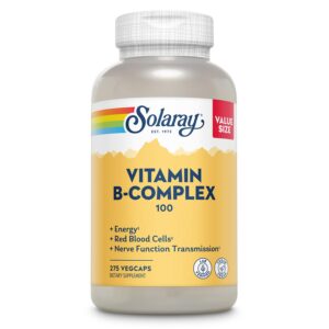 Botella vitamina complejo B SOLARAY 275 cápsulas