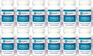 Botella vitamina d3 5000 ui 100 cápsulas blandas alta potencia