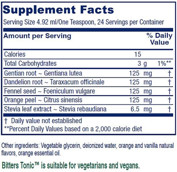 Botella de Vitanica Bitters Tonic 4 onzas