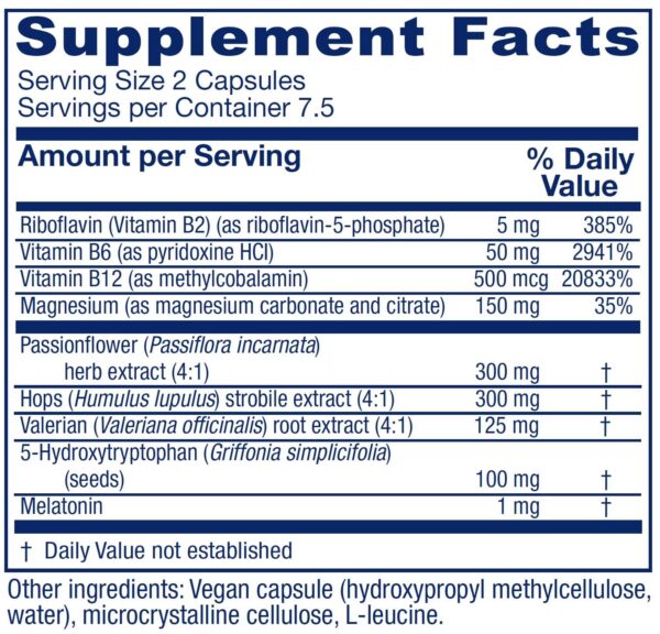 Botella Vitanica SleepBlend con suplemento para relajación y sueño