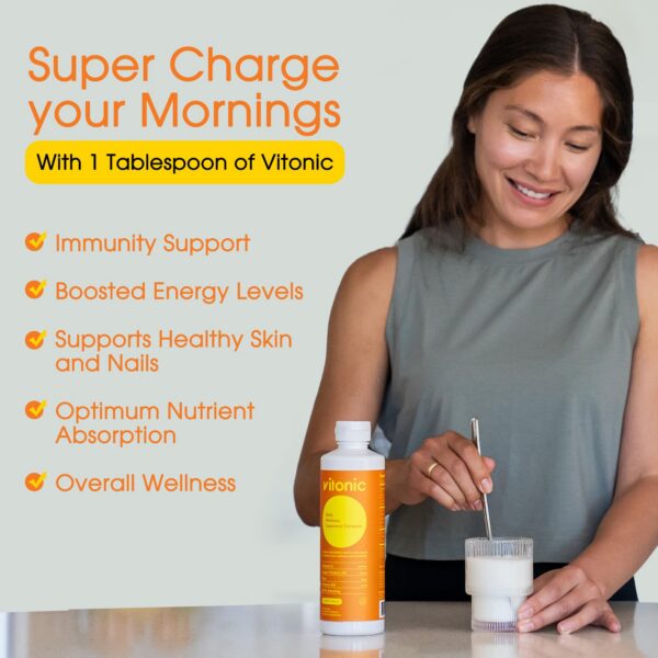 Botella VITONIC multivitaminico vitamina c d3 b12 zinc