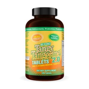 Botella de Youngevity multivitamínico Tangy Tangerine 2.0 120 tabletas