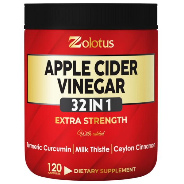 Version 1.0.0 Botella Zolotus vinagre de manzana 32 en 1 120 cápsulas