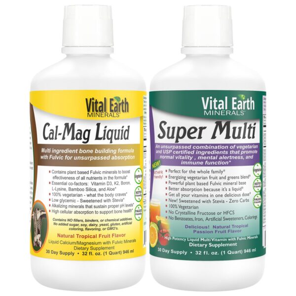 Version 1.0.0 Botellas de Cal Mag Líquido y Super Multi Vital Earth