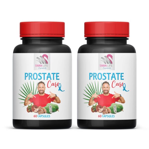 Version 1.0.0 Saw palmetto apoyo próstata suplemento 120 cápsulas 2 botellas