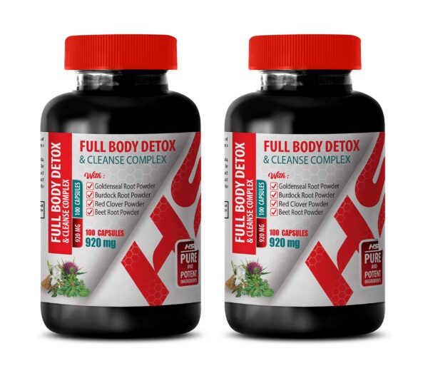 Version 1.0.0 Cleanse and Detox suplemento herbal para hombres botella