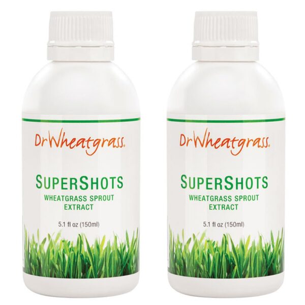 Version 1.0.0 Botellas Dr Wheatgrass Supershots extracto concentrado natural