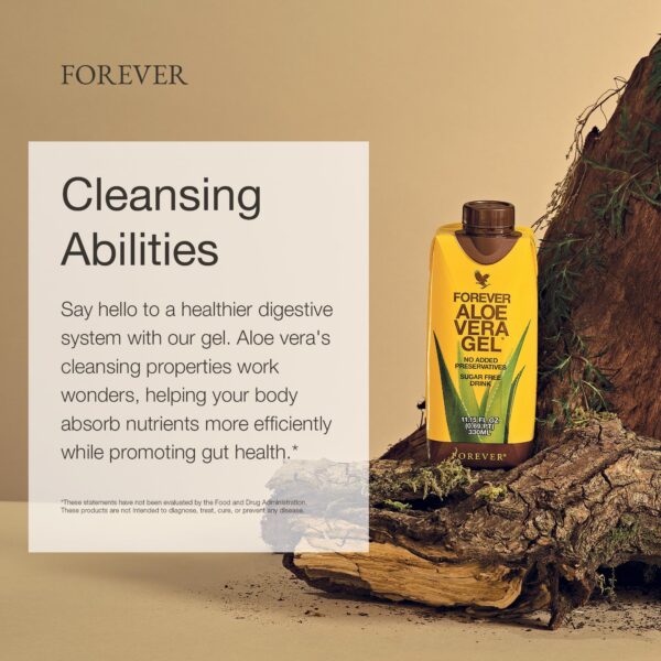 Botellas de gel de aloe vera Forever Living sin conservadores