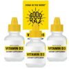 Botellas gotas Good Raz vitamina D3 1000 UI pack 3