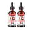 Version 1.0.0 Botellas de gotas líquidas vitamina B12 orgánica LiquidHealth