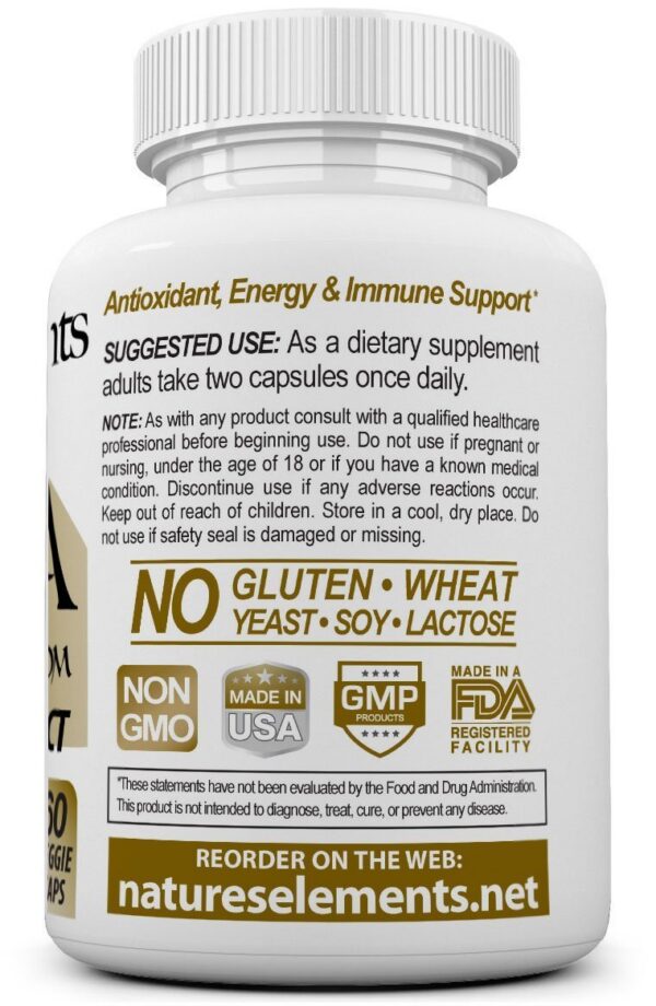 botellas de hongos chaga Natures Elements paquete triple