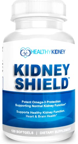 Botellas Kidney Shield suplemento salud renal omega 3