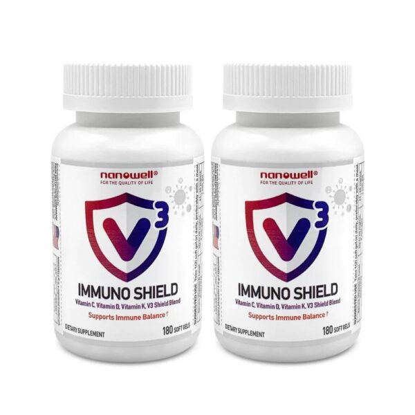 Version 1.0.0 Botellas NANOWELL V3 IMMUNO Shield 360 cápsulas
