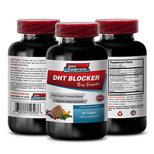 Botellas negras de suplemento para crecimiento de cabello sin biotina