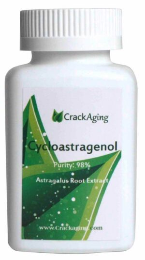 Botellas de suplemento Cycloastragenol Crackaging 60 cápsulas