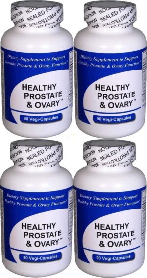 Botellas suplemento próstata y ovario salud Get Well Natural