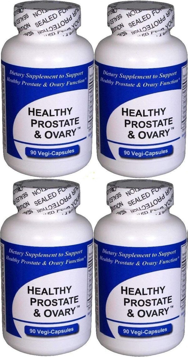 Botellas suplemento próstata y ovario salud Get Well Natural