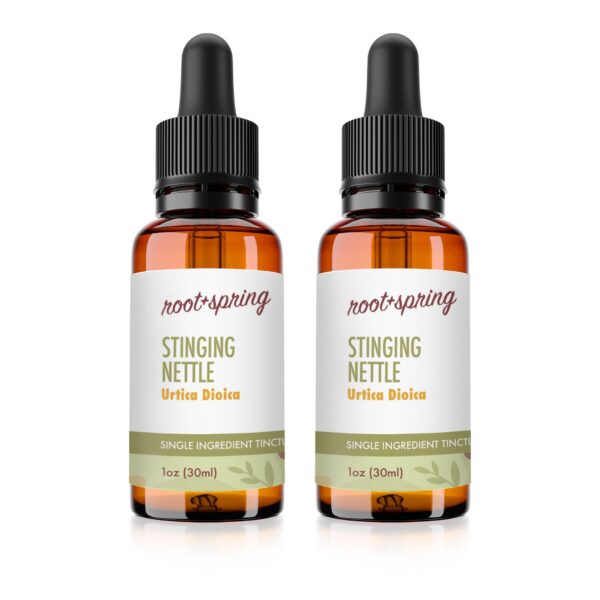 Botellas tintura líquida extracto de hoja de ortiga root + spring