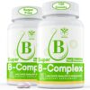 Botellas Vitaminas B Complejo Sin Azúcar 180 tabletas veganas