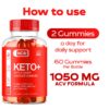 Bottle gomitas NGN Keto Plus con vinagre LIVORKA