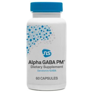 Botella NeuroScience GABA PM Calm para apoyo del sueño natural
