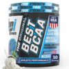 Version 1.0.0 Best BCAA Powder frasco y etiqueta