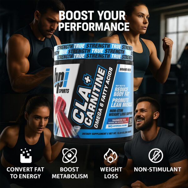 BPI CLA+Carnitine etiqueta trasera
