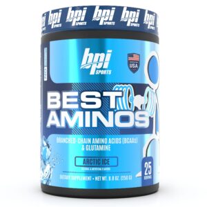 Frente del envase BPI Best Aminos Arctic Ice