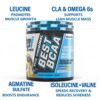 Info de ingredientes en lata BCAA
