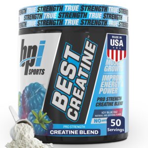 Version 1.0.0 Envase frontal de BPI Best Creatine Icy Blue Raz