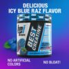 Etiqueta de sabor Icy Blue Raz