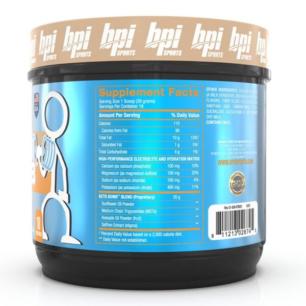 Mezcla cremosa de café Keto Bomb en taza