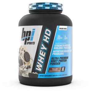 BPI Sports Whey HD polvo de proteína sabor Milk and Cookies