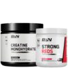 Frasco BPN Creatine Monohydrate y Strong Reds