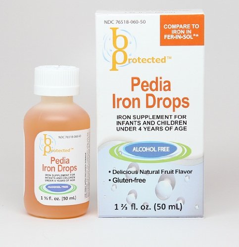 Frasco de Pedia Iron Drops 50 mL