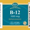 Etiqueta frontal Brain B12 Lozenges
