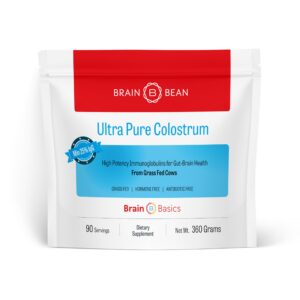 Version 1.0.0 Frente del envase Brain Basics Colostrum Ultra-Pure 360 g