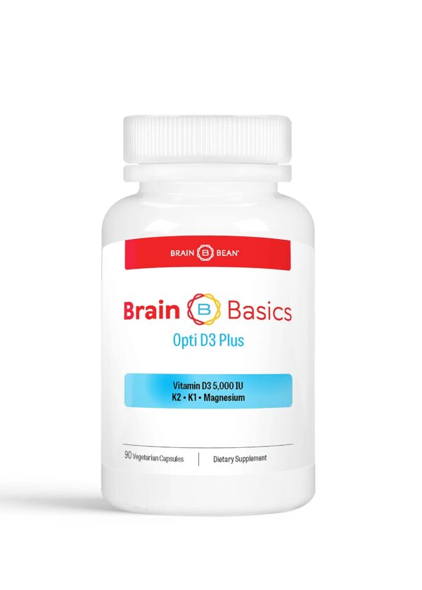 Version 1.0.0 Brain Basics Opti D3 Plus vitaminas D3 K2 K1 con magnesio