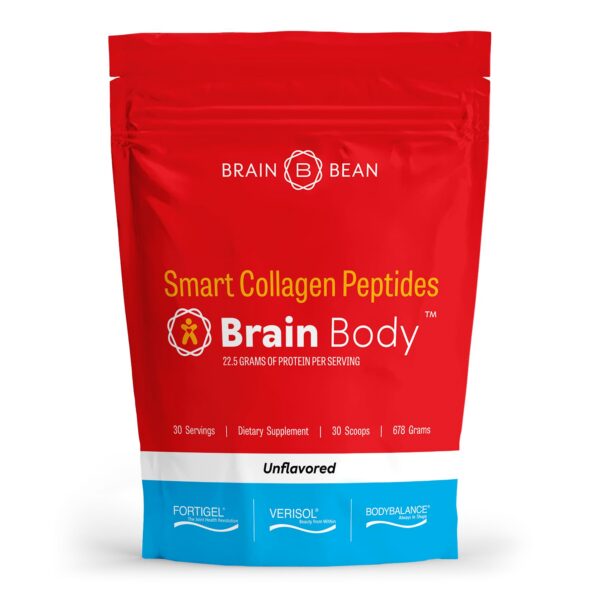 Brain Body Collagen Peptides Powder botella