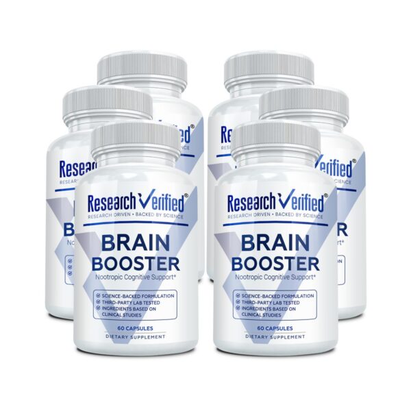 Brain Booster etiqueta frontal del producto