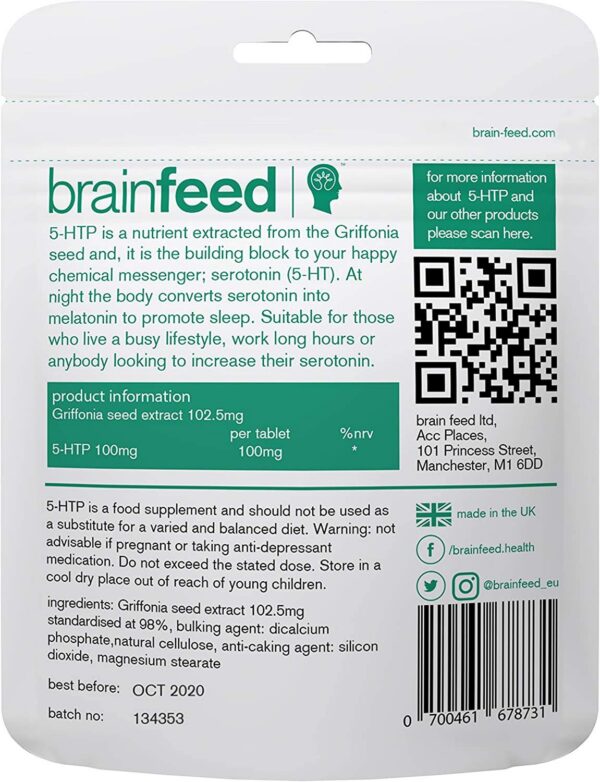 Caja Brain Feed 5-HTP Tyrosina