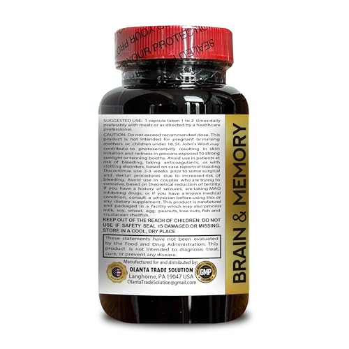 Detalle del frasco Brain Memory Support suplemento cognitivo
