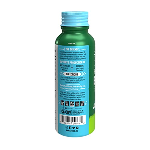Contenido BrainJuice Decaf Shot