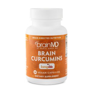 Version 1.0.0 BRAINMD Brain Curcumins suplemento 30 cápsulas veganas