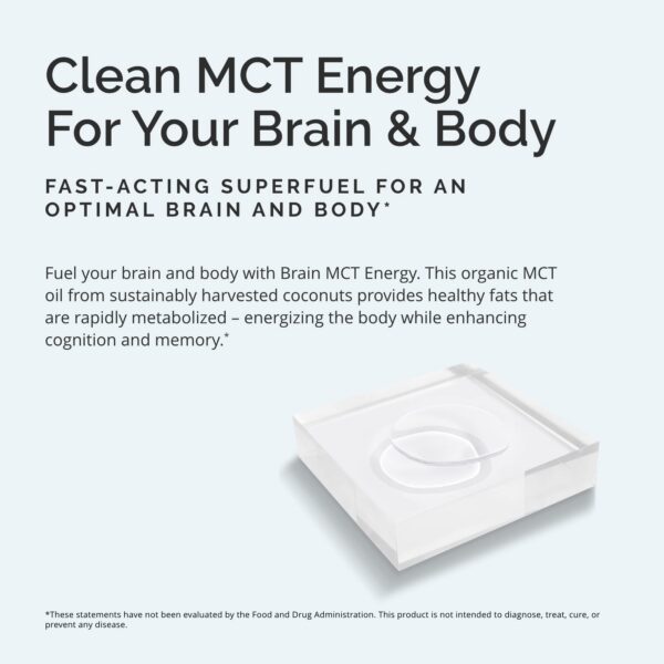 Etiqueta posterior BrainMD MCT Energy