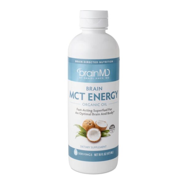 BrainMD Brain MCT Energy etiqueta frontal
